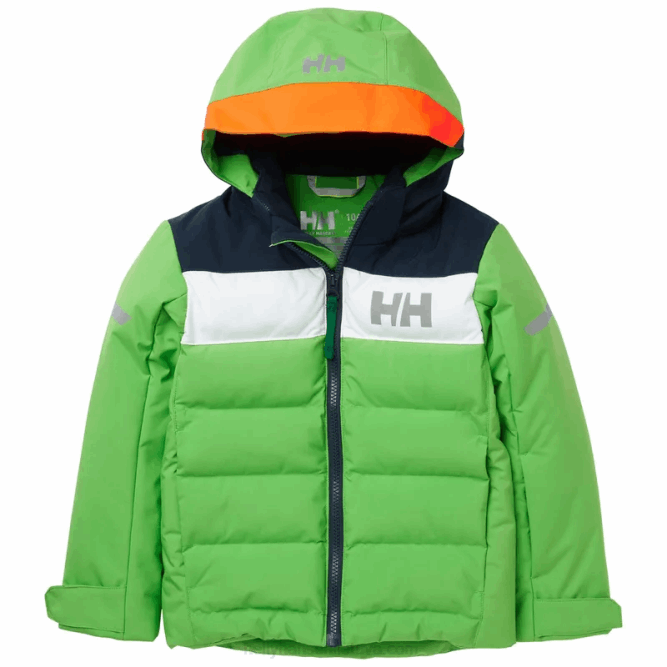 N6822289 giacca da sci isolante verticale per bambini Helly-Hansen ebano