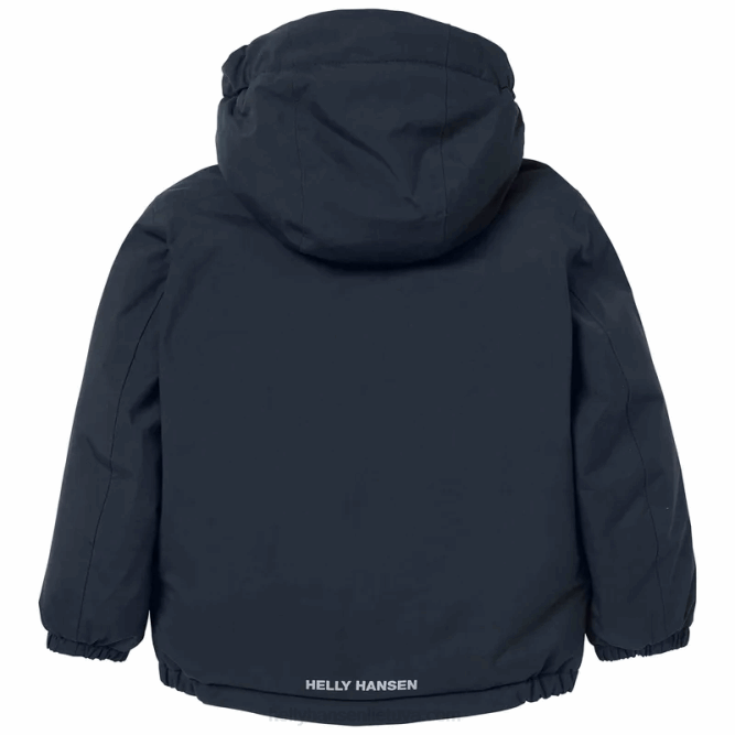 N6822298 giacca imbottita nordica per bambini Helly-Hansen nebbia blu