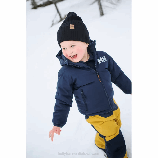 N6822298 giacca imbottita nordica per bambini Helly-Hansen nebbia blu