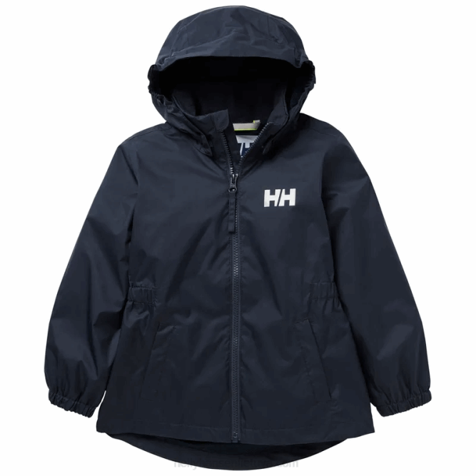 N6822300 giacca antipioggia Sarah per bambini Helly-Hansen Gra schiacciato