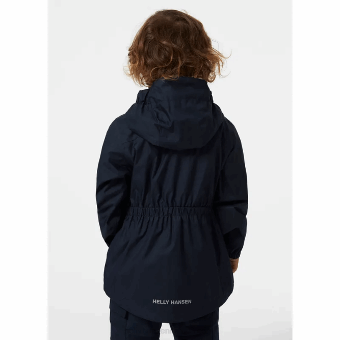 N6822300 giacca antipioggia Sarah per bambini Helly-Hansen Gra schiacciato