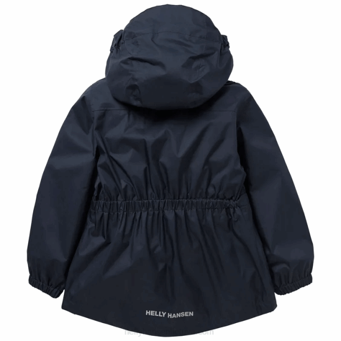 N6822300 giacca antipioggia Sarah per bambini Helly-Hansen Gra schiacciato