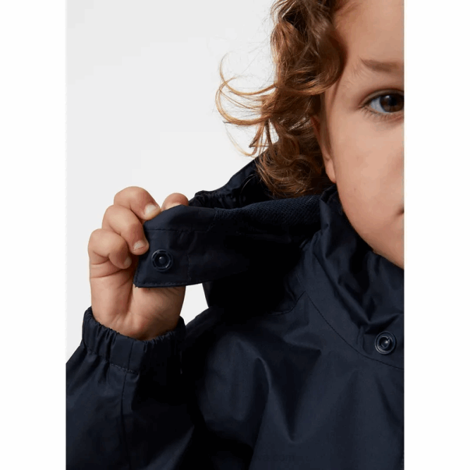 N6822300 giacca antipioggia Sarah per bambini Helly-Hansen Gra schiacciato