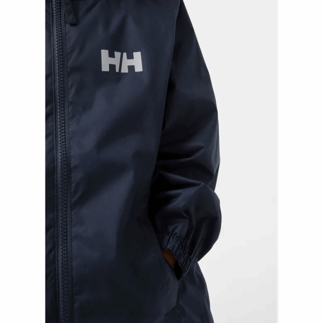 N6822300 giacca antipioggia Sarah per bambini Helly-Hansen Gra schiacciato