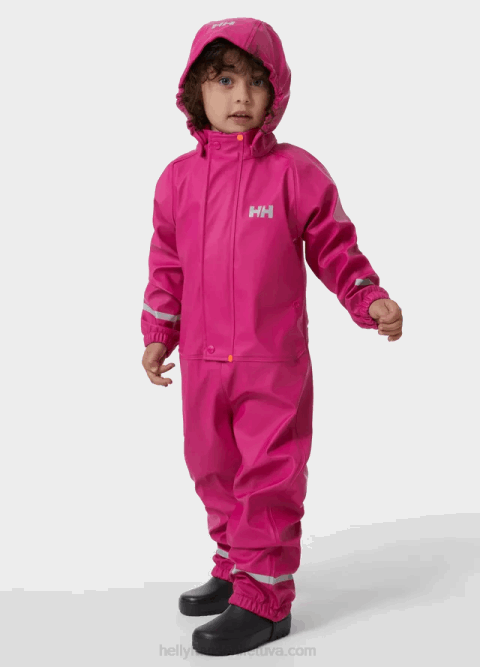 N6822334 tutina antipioggia per bambini bergen 2.0 pu Helly-Hansen ebano