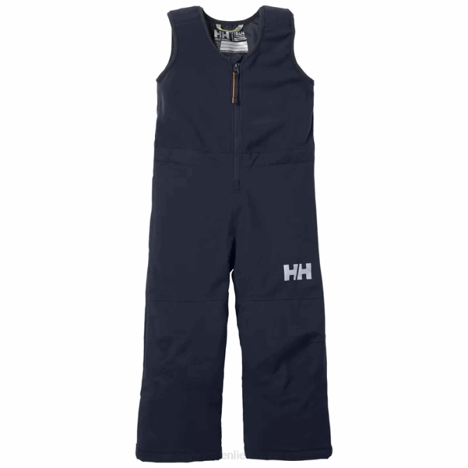 N6822319 salopette isolante verticale per bambini Helly-Hansen nebbia blu