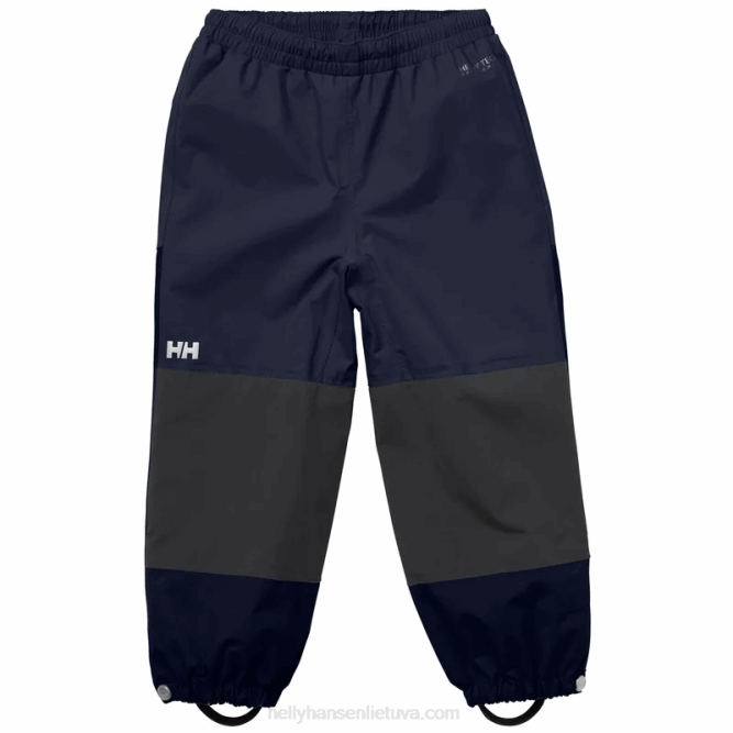 N6822324 pantaloni da esterno per bambini Helly-Hansen ebano