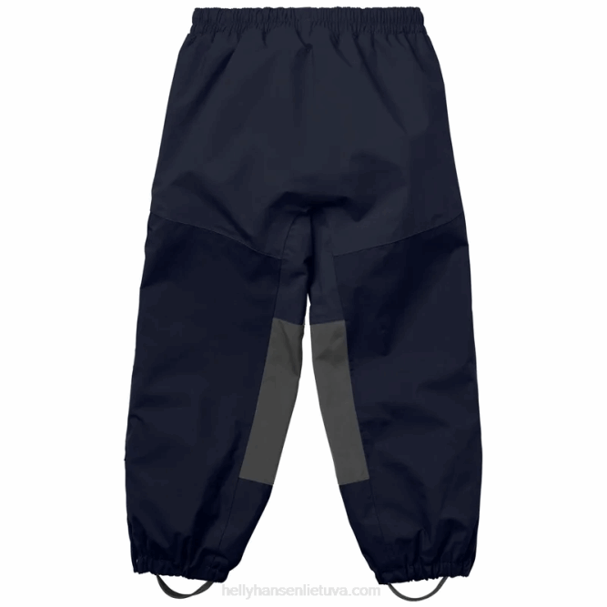 N6822324 pantaloni da esterno per bambini Helly-Hansen ebano