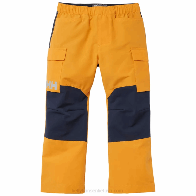 N6822328 pantaloni marka tur per bambini Helly-Hansen verde lav