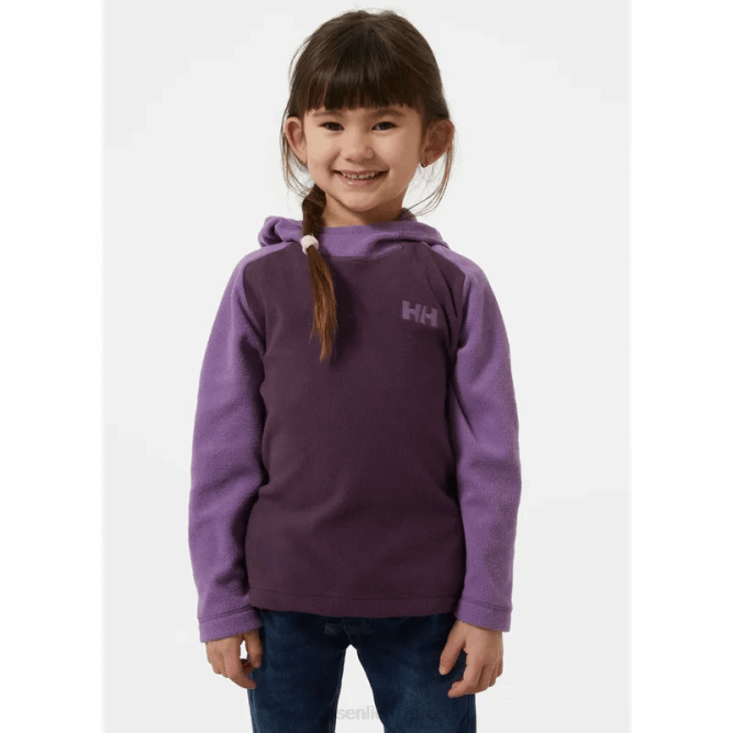 N6822342 felpa con cappuccio in pile daybreaker per bambini Helly-Hansen Marina Militare
