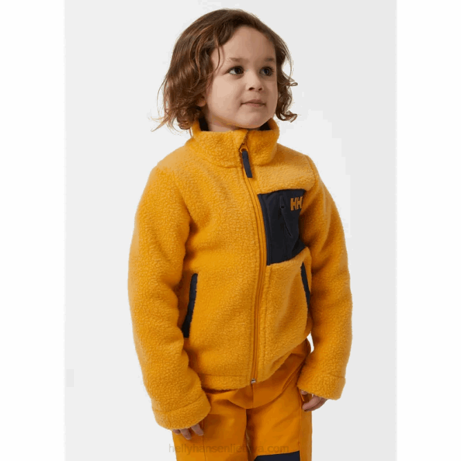 N6822347 giacca in pile da bambino Helly-Hansen crema