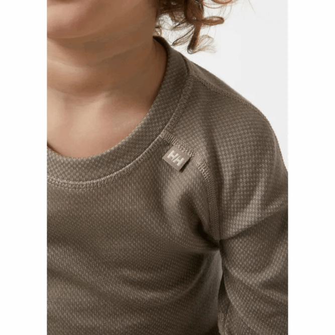 N6822357 completo intimo bambino hh lifa merino Helly-Hansen melange grigio