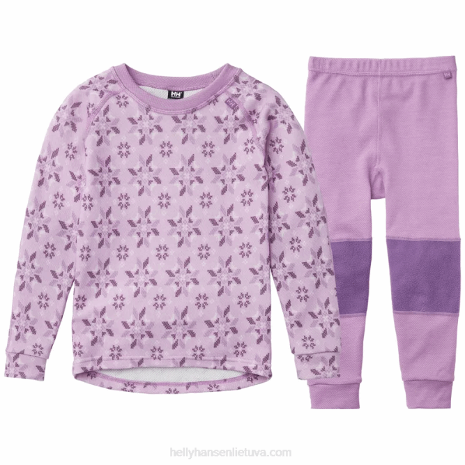 N6822361 set intimo bambino hh graphic lifa merino Helly-Hansen trifoglio
