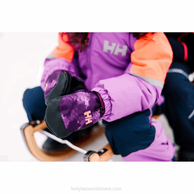 N6822546 guanti da motociclista per bambini 2.0 Helly-Hansen profondo fiordo/nero nuovo