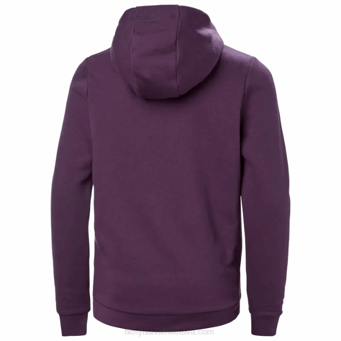 N6822495 felpa con cappuccio hh logo junior 2.0 Helly-Hansen nero