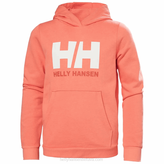 N6822497 felpa con cappuccio hh logo junior 2.0 Helly-Hansen ametista/erica