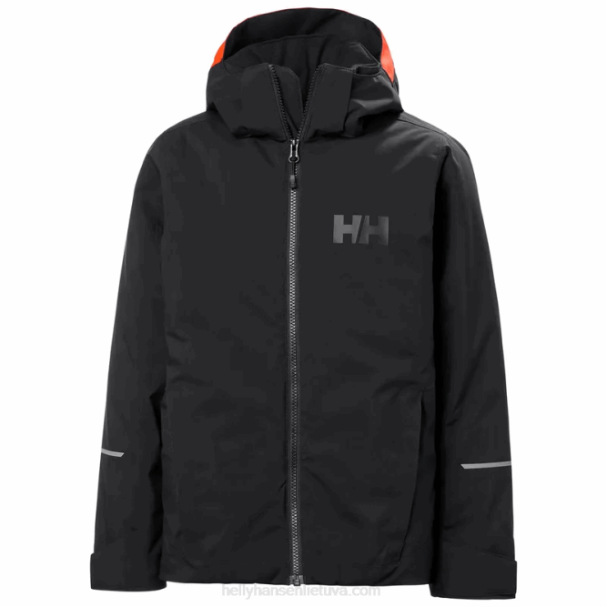 N6822399 giacca da sci quest per ragazzi Helly-Hansen utility gre/fiordo profondo