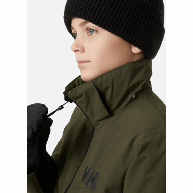 N6822420 giacca da sci traverse per ragazzi Helly-Hansen primavera più buia