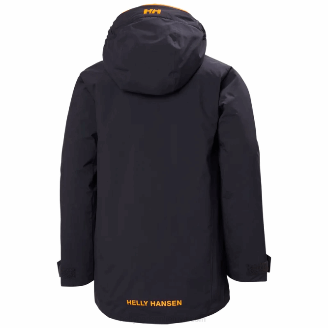 N6822421 giacca da sci traverse per ragazzi Helly-Hansen nebbia primaverile/blu più scura