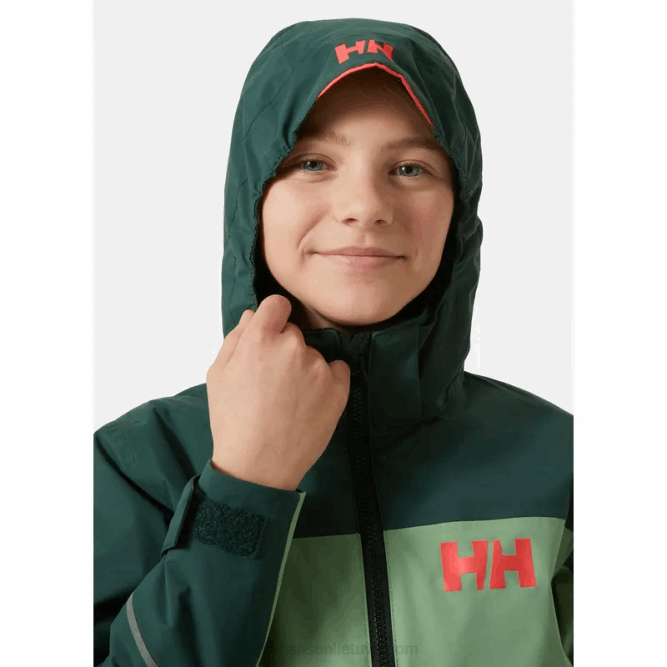 N6822424 giacca shell sogndal junior Helly-Hansen terracotta