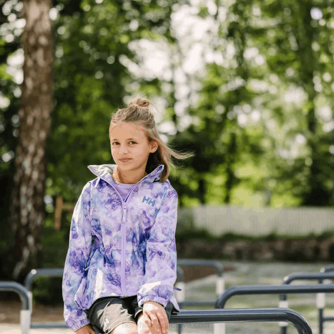 N6822554 giacca antipioggia celeste da bambino Helly-Hansen blu Skagen