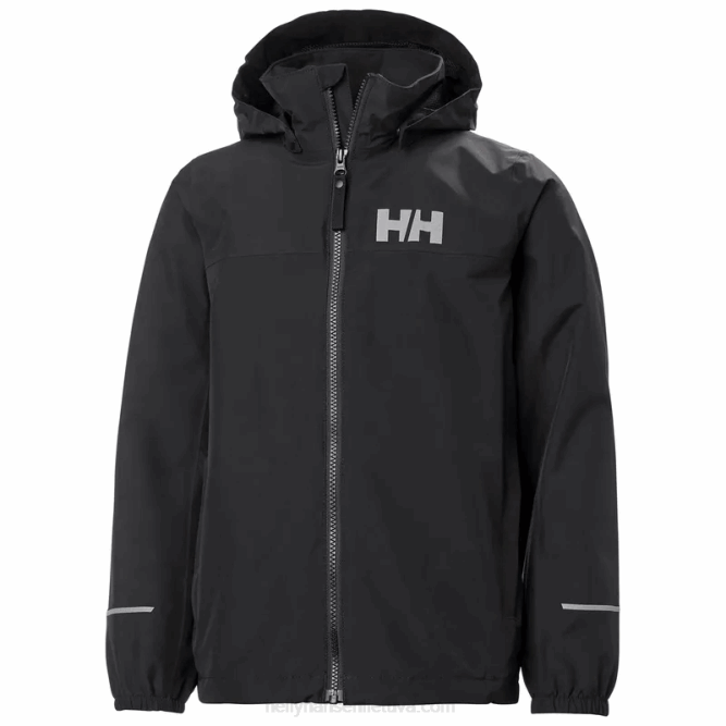 N6822565 giacca juell impermeabile junior Helly-Hansen eco di pesca/fiordo profondo