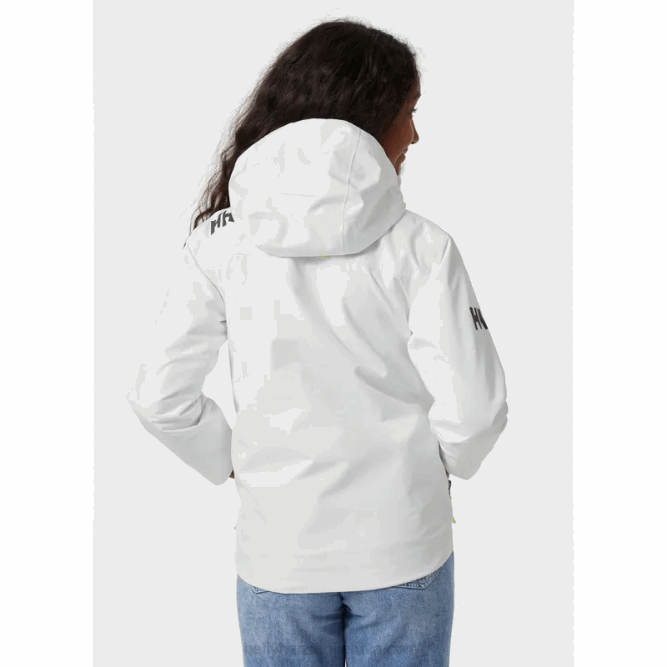 N6822576 giacca da vela midlayer per equipaggio junior Helly-Hansen eco pesca/azzurrite/grigio melang