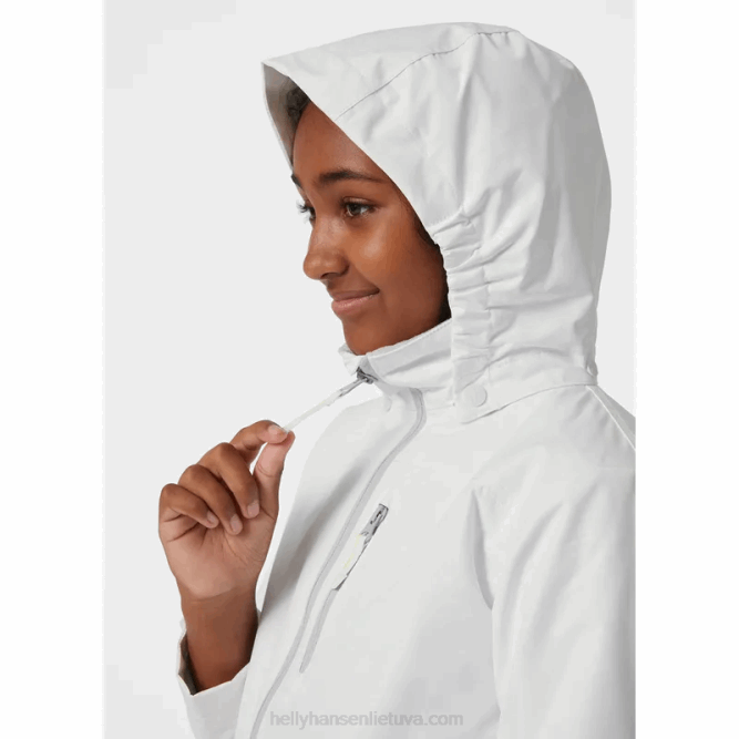 N6822576 giacca da vela midlayer per equipaggio junior Helly-Hansen eco pesca/azzurrite/grigio melang