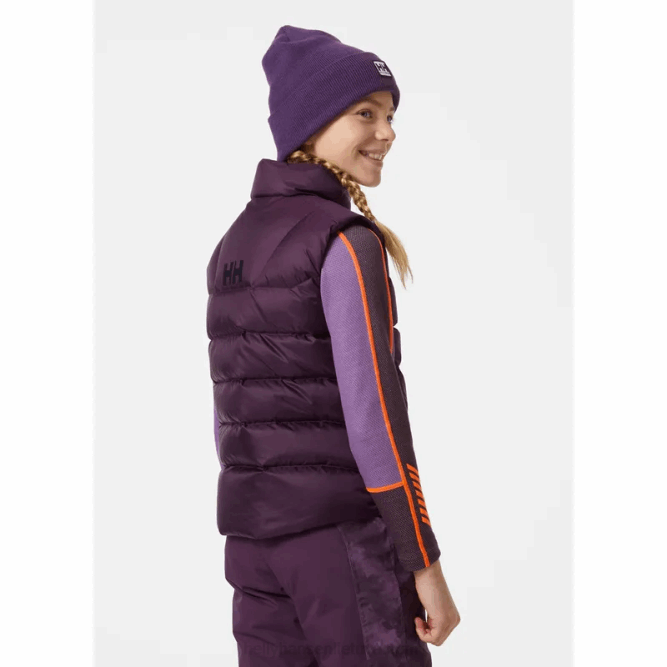 N6822763 Gilet in piumino isfjord junior Helly-Hansen nebbia blu/nero