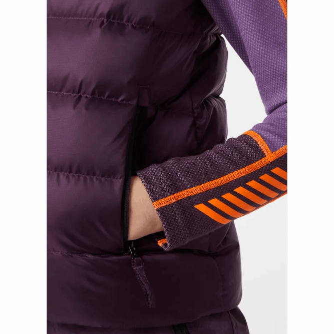 N6822763 Gilet in piumino isfjord junior Helly-Hansen nebbia blu/nero