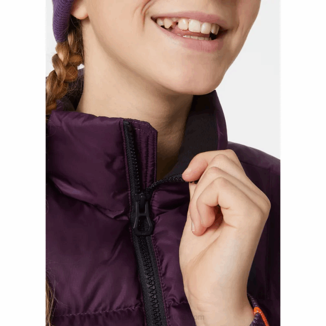 N6822763 Gilet in piumino isfjord junior Helly-Hansen nebbia blu/nero
