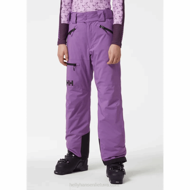 N6822460 pantaloni da sci elementi junior Helly-Hansen nero/blu