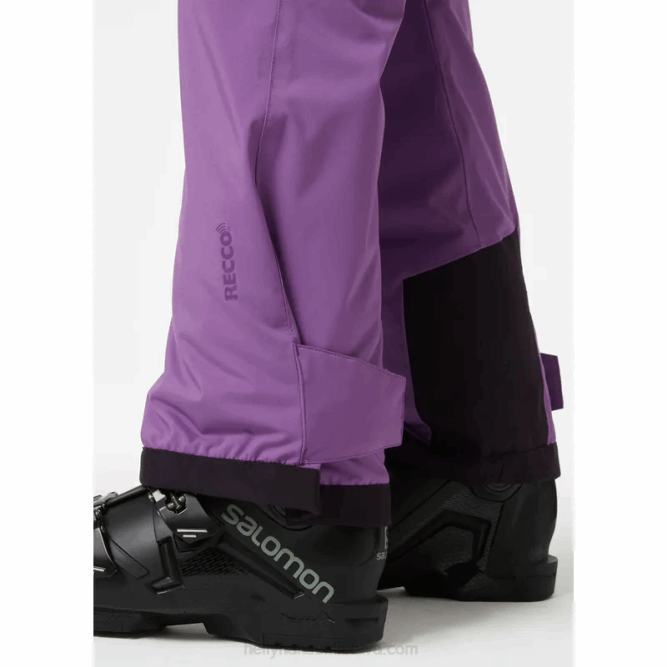 N6822460 pantaloni da sci elementi junior Helly-Hansen nero/blu