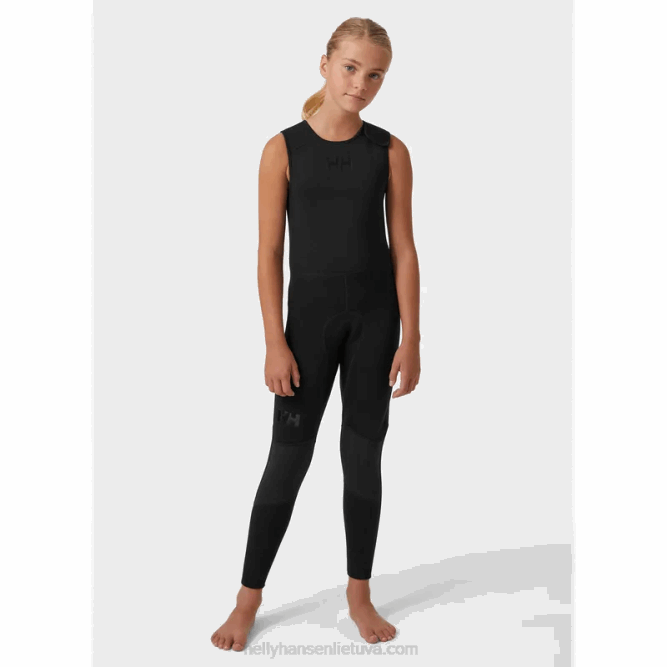 N6822470 salopette waterwear junior Helly-Hansen nero