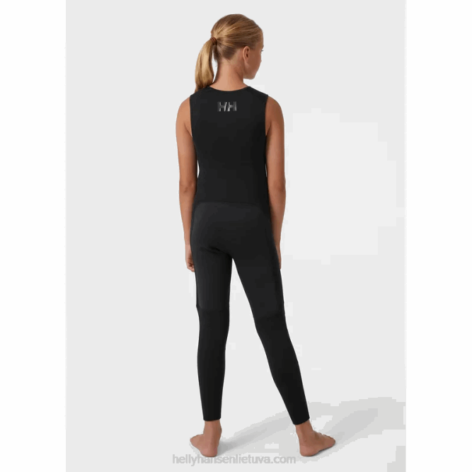 N6822470 salopette waterwear junior Helly-Hansen nero