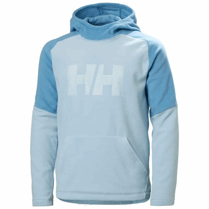N6822474 felpa con cappuccio in pile daybreaker junior Helly-Hansen Gra schiacciato