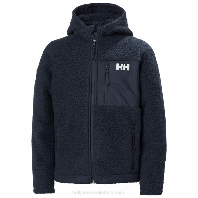 N6822478 giacca in pile champ junior Helly-Hansen crema / lampone