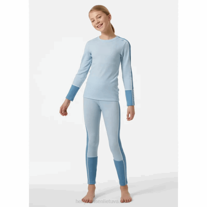 N6822482 Completo intimo junior lifa merino peso medio Helly-Hansen utility gre/gra schiacciato