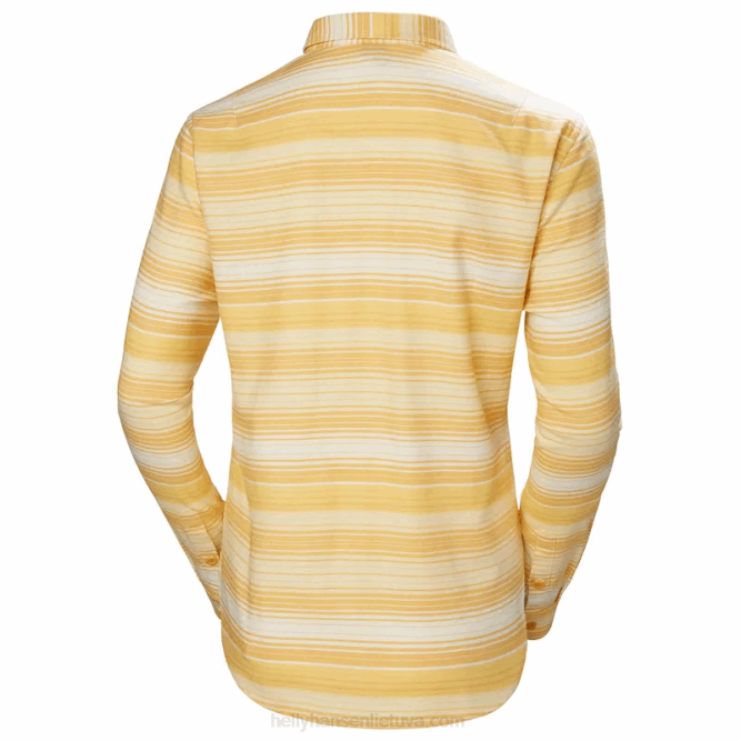 N6822024 camicia da donna a maniche lunghe in flanella organica lokka Helly-Hansen striscia marina