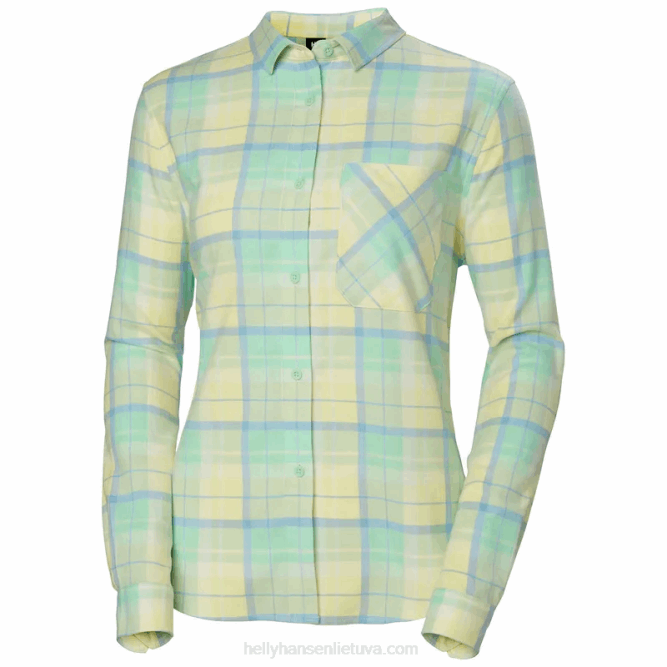 N6822025 camicia da donna a maniche lunghe in flanella organica lokka Helly-Hansen picchiettio di idromele