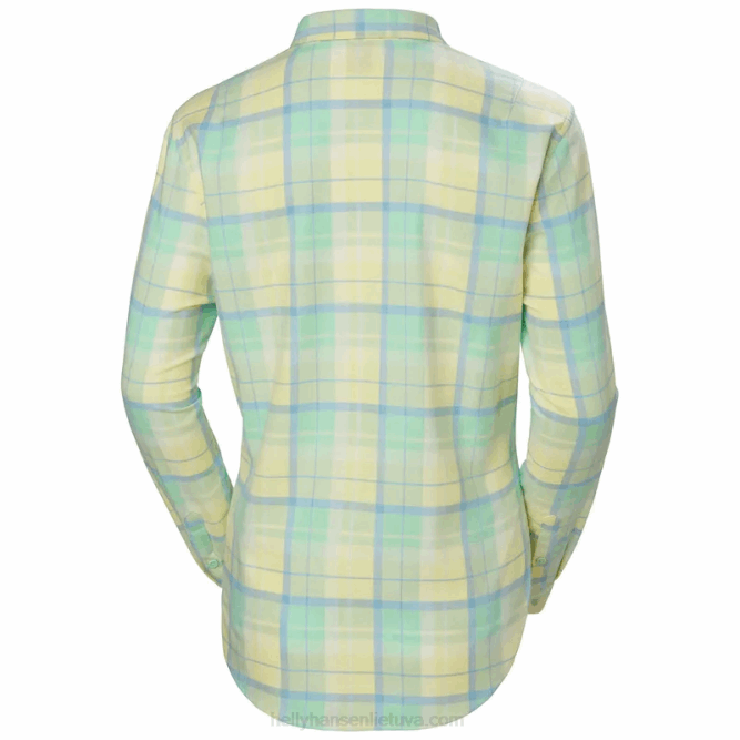 N6822025 camicia da donna a maniche lunghe in flanella organica lokka Helly-Hansen picchiettio di idromele