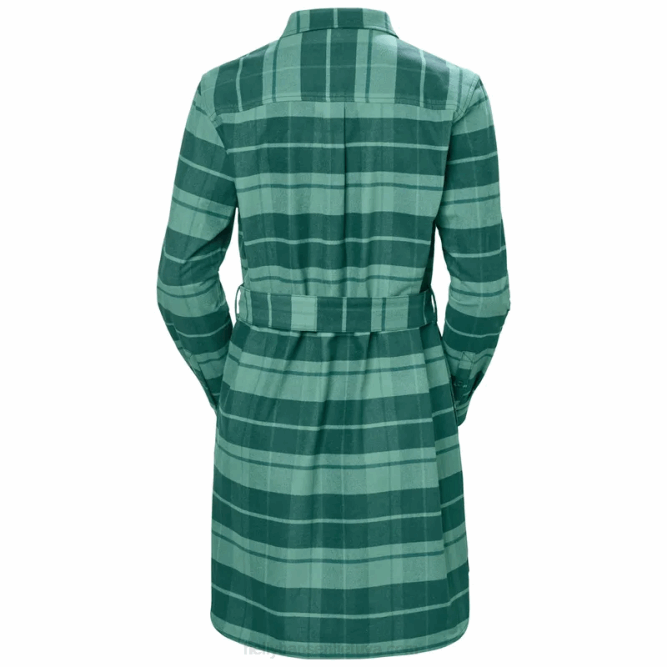 N6822032 abito camicia da donna in flanella organica Helly-Hansen oceano