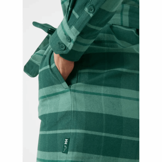 N6822032 abito camicia da donna in flanella organica Helly-Hansen oceano