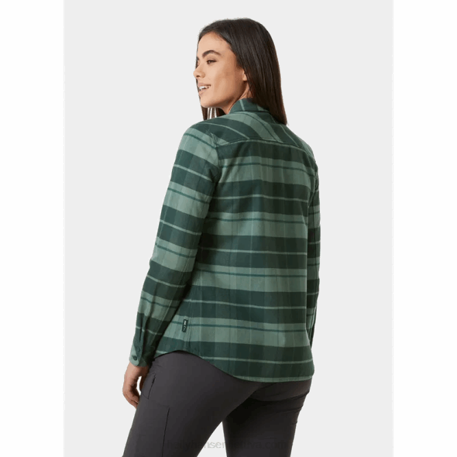 N6822036 camicia a maniche lunghe da donna a quadri classici Helly-Hansen Favo
