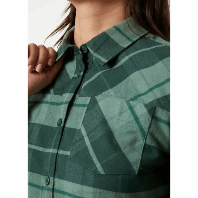 N6822036 camicia a maniche lunghe da donna a quadri classici Helly-Hansen Favo