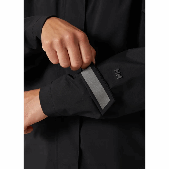 N6822231 impermeabile sanna da donna Helly-Hansen nero