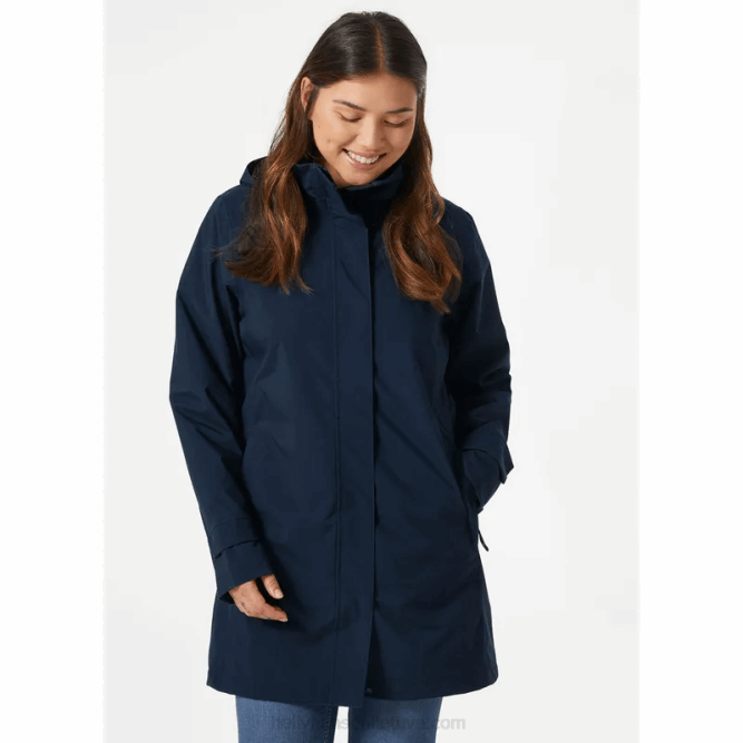N6822232 impermeabile sanna da donna Helly-Hansen nero