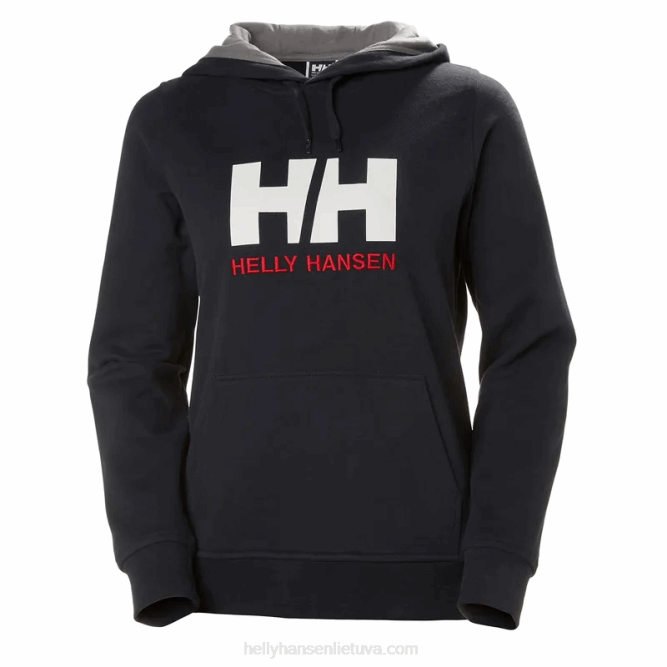 N6821896 felpa con cappuccio da donna con logo hh Helly-Hansen aureola clou
