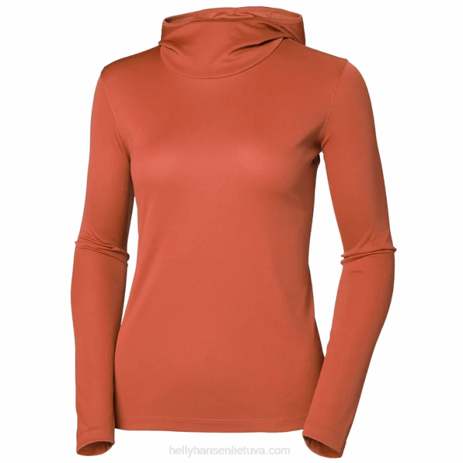 N6821902 felpa con cappuccio da donna in verglas shade Helly-Hansen ebano melano