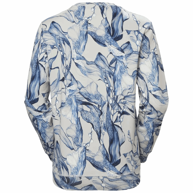 N6821900 felpa girocollo da donna con logo hh esra Helly-Hansen giada esra